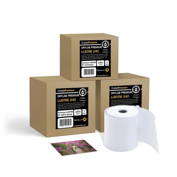PermaJet P71 Premium Lustre DryLab 240gsm 6" x 64m PJ26202